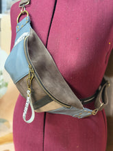 Load image into Gallery viewer, Dusty Blue Multi Bum Bag