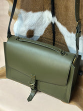 Load image into Gallery viewer, Deep Olive Messenger Bag