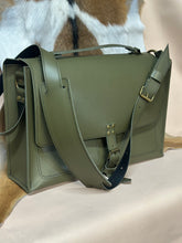 Load image into Gallery viewer, Deep Olive Messenger Bag