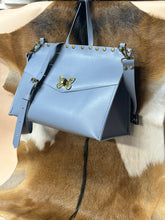 Load image into Gallery viewer, Blue Butterfly Handbag