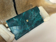 Load image into Gallery viewer, Teal Distressed Wallet
