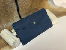 Load image into Gallery viewer, Navy Oil Tan Wallet
