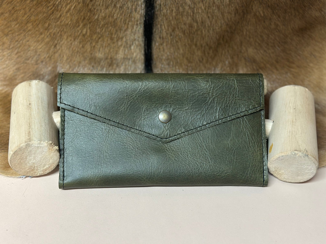 Military Green Buffalo Wallet