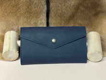 Load image into Gallery viewer, Navy Oil Tan Wallet
