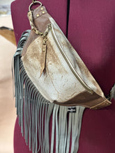 Load image into Gallery viewer, Acid Mint Fringe Bum Bag
