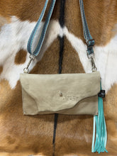 Load image into Gallery viewer, Rugged Concrete &amp; Teal Crossbody
