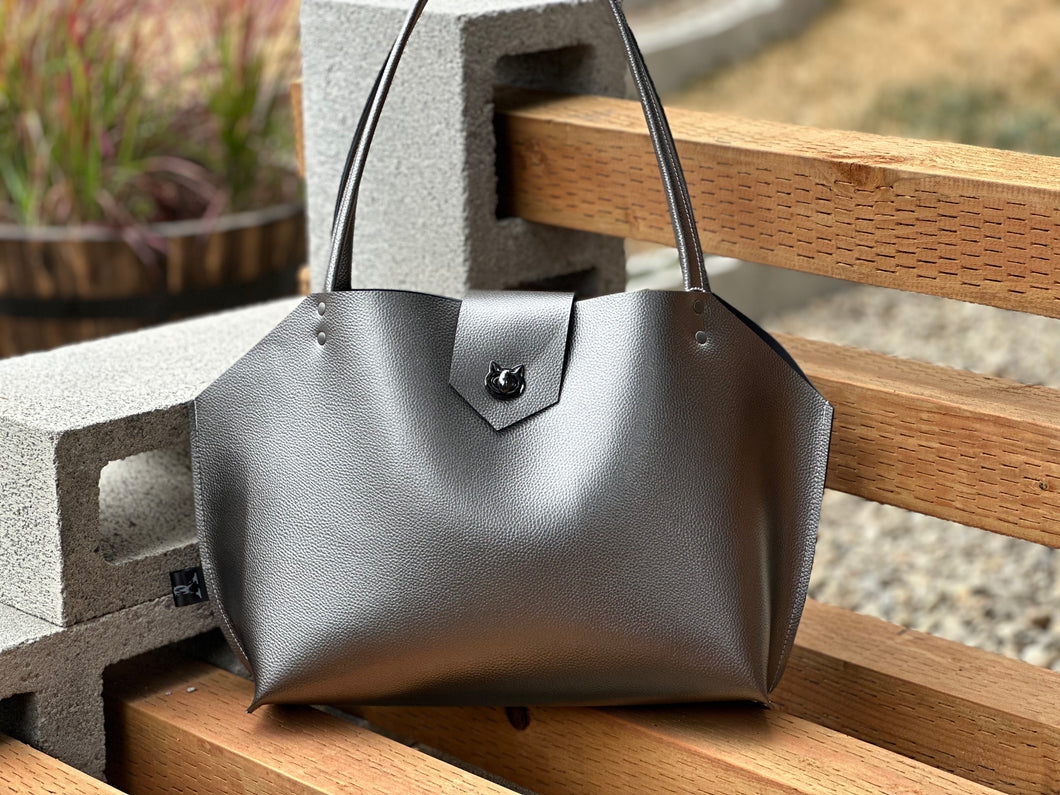 Pewter Tote
