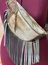 Load image into Gallery viewer, Acid Mint Fringe Bum Bag
