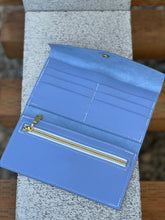 Load image into Gallery viewer, Wallet- Baby Blue Saffiano
